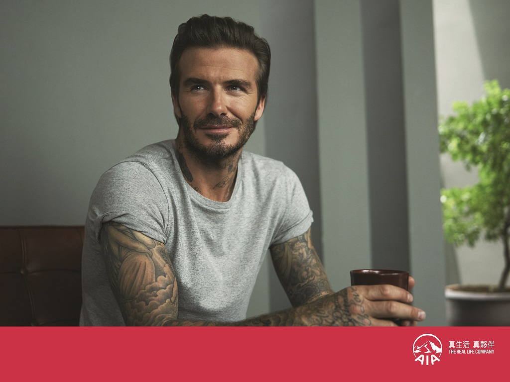 AIA’s Global Ambassador, David Beckham, Visits Hong Kong to Promote Healthy Living